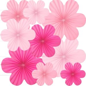 9 Stück Papier Fächer Dekoration ...