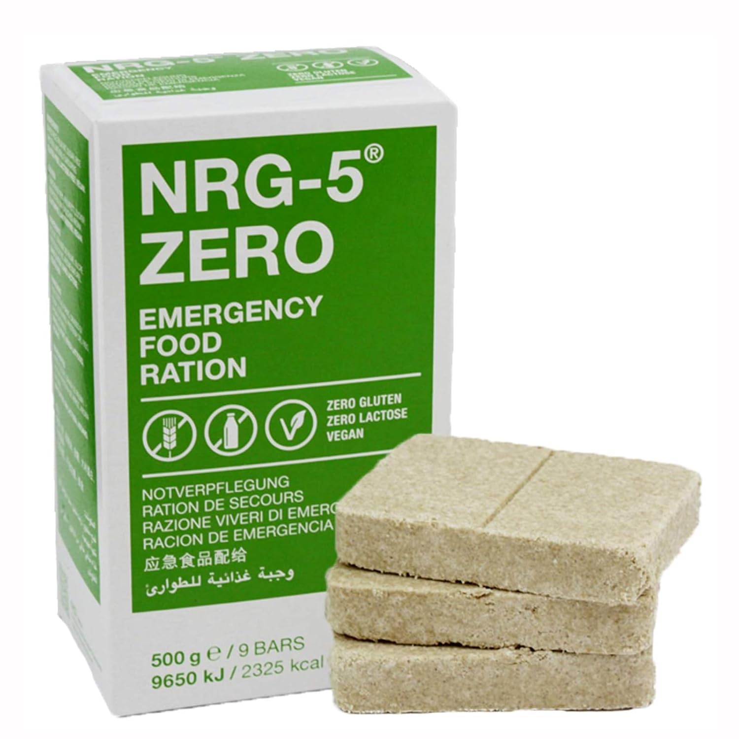 Emergency Food NRG-5® Zero Emergency Food Ration, glutenfrei