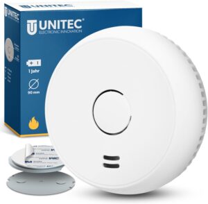 UNITEC Rauchmelder mit Magnethalter...