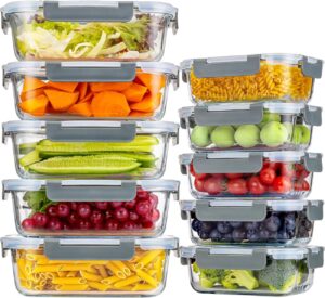 KUMD 20 Teile (10 Sets) Glas-Frisch...