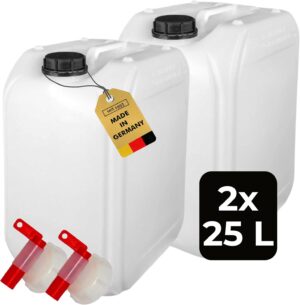ABACUS 2 x 25 Liter Wasserkanister,...
