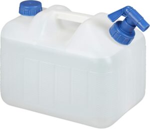 Relaxdays Wasserkanister mit Ablass...
