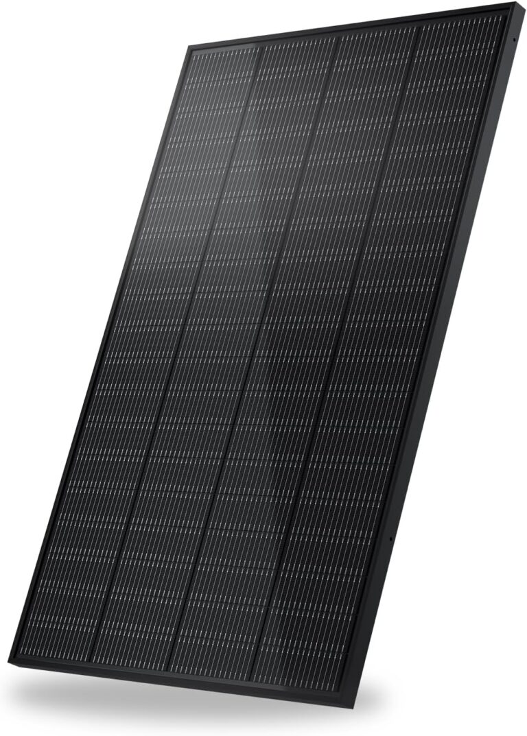 Ray 200 W Full Black Solarmodul für Balkonkraftwerk – TopCon N-Typ-Zellen mit 25 % Wirkungsgrad – Kompaktmodul komplett schwarz – Hochleistungs-PVC-Panel Plug & Play