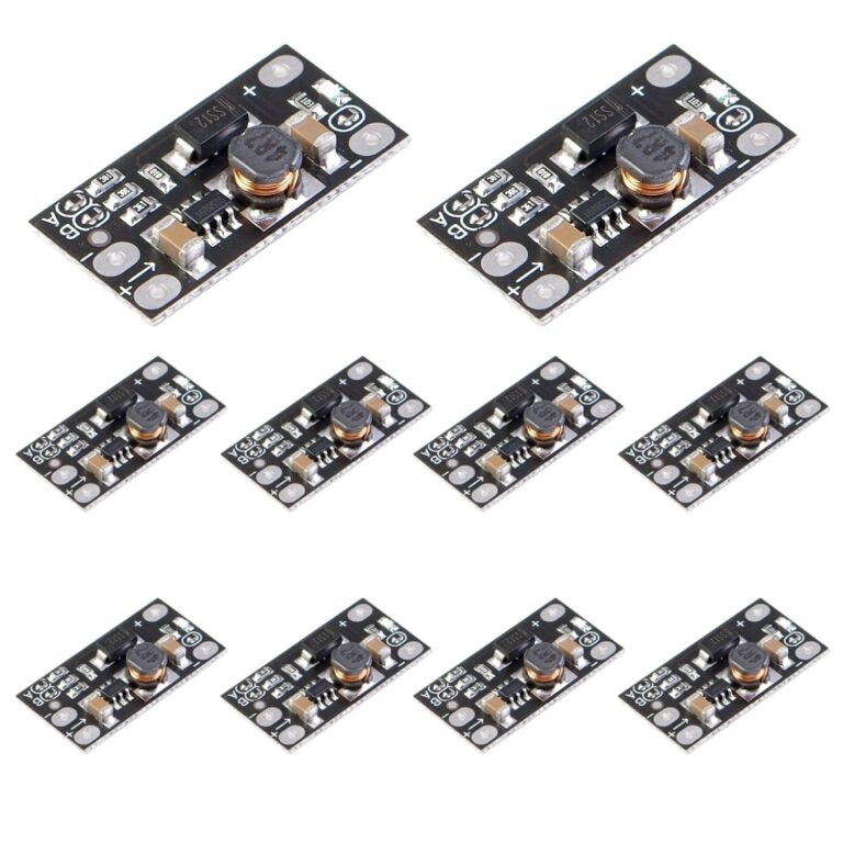 DC DC Wandler Step Up Konverter 3,7 bis 12 V LAOMAO Spannungsregler Lithium Batterie Boost Modul 5 V 9 V 12 V Netzteil (10 Pack)