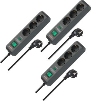 Brennenstuhl Eco-Line, 3-fach-Steck...