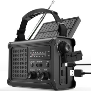 ROCAM 12000 mAh Notfallradio, Kurbe...