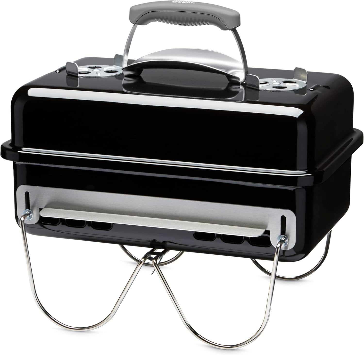 Weber Go Anywhere Tragbarer Holzkohlegrill, 42 x 26 cm, Schwarz (1131004)