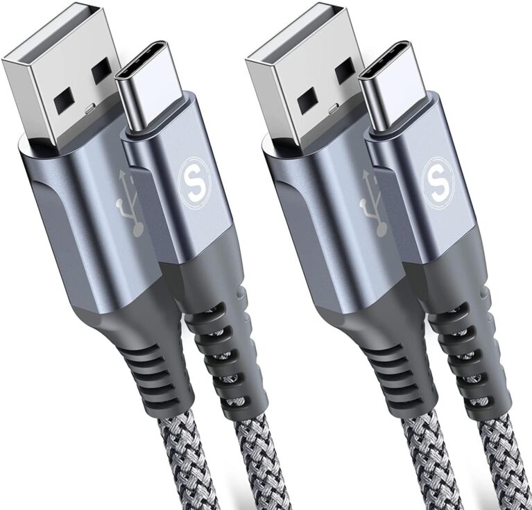 sweguard USB C Kabel 3,1 A (2 Stück 2 m) Schnellladung, USB C Nylon Ladekabel Samsung Schnellladekabel für iPhone 16 15 Pro Max, Ladekabel Samsung S22 S21 S20 S10 S9 S24 S23 Note 20, A72