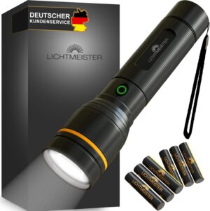 LICHTMEISTER Taschenlampe (500 Lume...