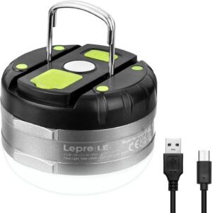 LE LED-Campinglampe, wiederaufladba...