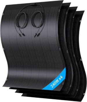 960 W flexibles Solarpanel-Set, 4 x...