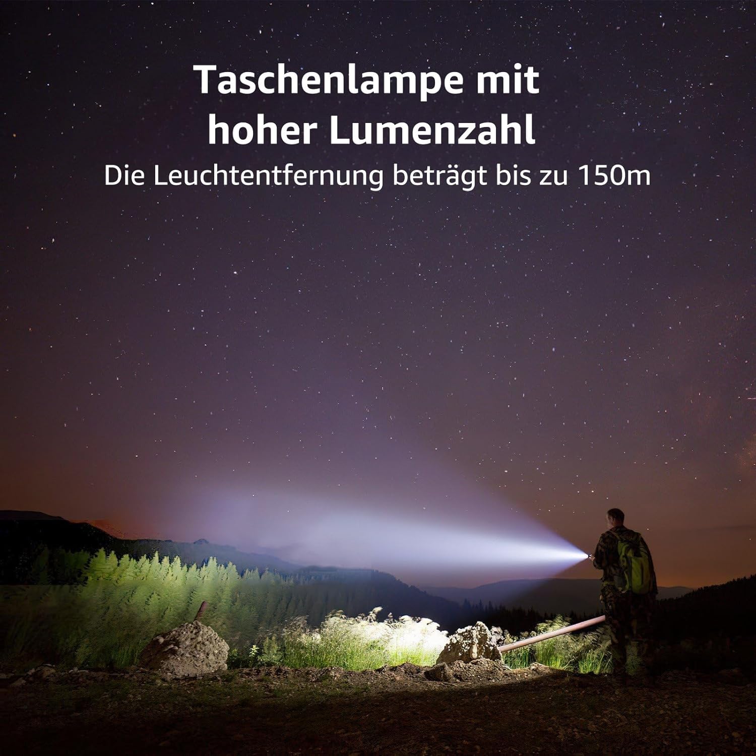 LE LED Taschenlampe klein, LE1000 Extrem helle zoombare Mini-Taschenlampen batteriebetrieben für Kinder, tragbare, wasserdichte Taschenlampe, Taschenlampe für Camping, Outdoor, Wandern, Notfälle – Bild 2