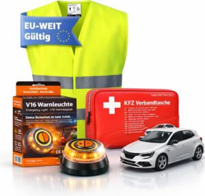 3 in 1 Set – Warnleuchte V16 ...
