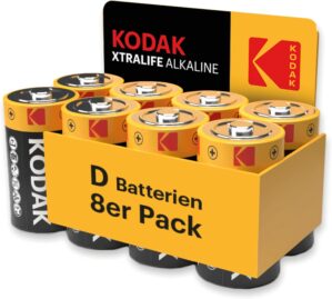 Kodak Xtralife D-Zellen-Batterien, ...