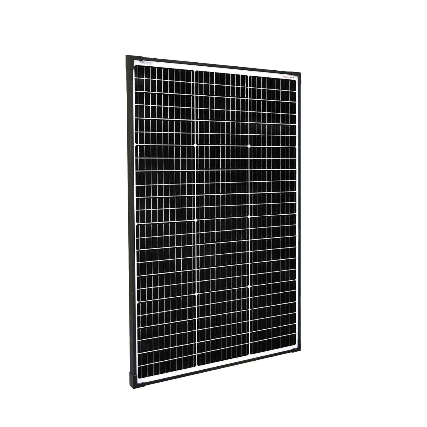 joy solar 100W 36V Monokristallines Solarmodul, PERC 182mm Solarzellen 10 Sammelschienen Solarpanel Ideal für Wohnmobil, Balkonanlage, Gartenhaus, Boot (100W 36V, für 24V PV-Anlagen) – Bild 2