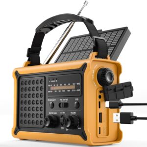 ROCAM 12000 mAh Kurbelradio, Notfal...