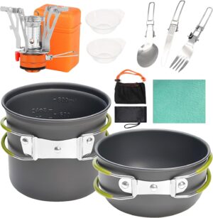 Herbst Camping-Kochgeschirr-Set, 11...