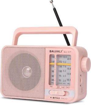 Tragbares FM/AM-Radio mit Lautsprec...