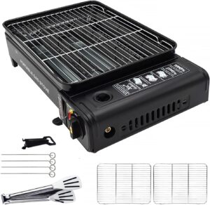Camping-Grill-Set – tragbarer Gri...