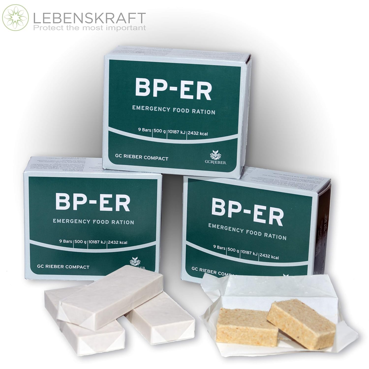 BP-ER Notration, Notfutterration, Box mit 24 x 500 g, Langzeitnahrung, Notnahrung verzehrfertig, Notration ist von höchster Qualität – Bild 3