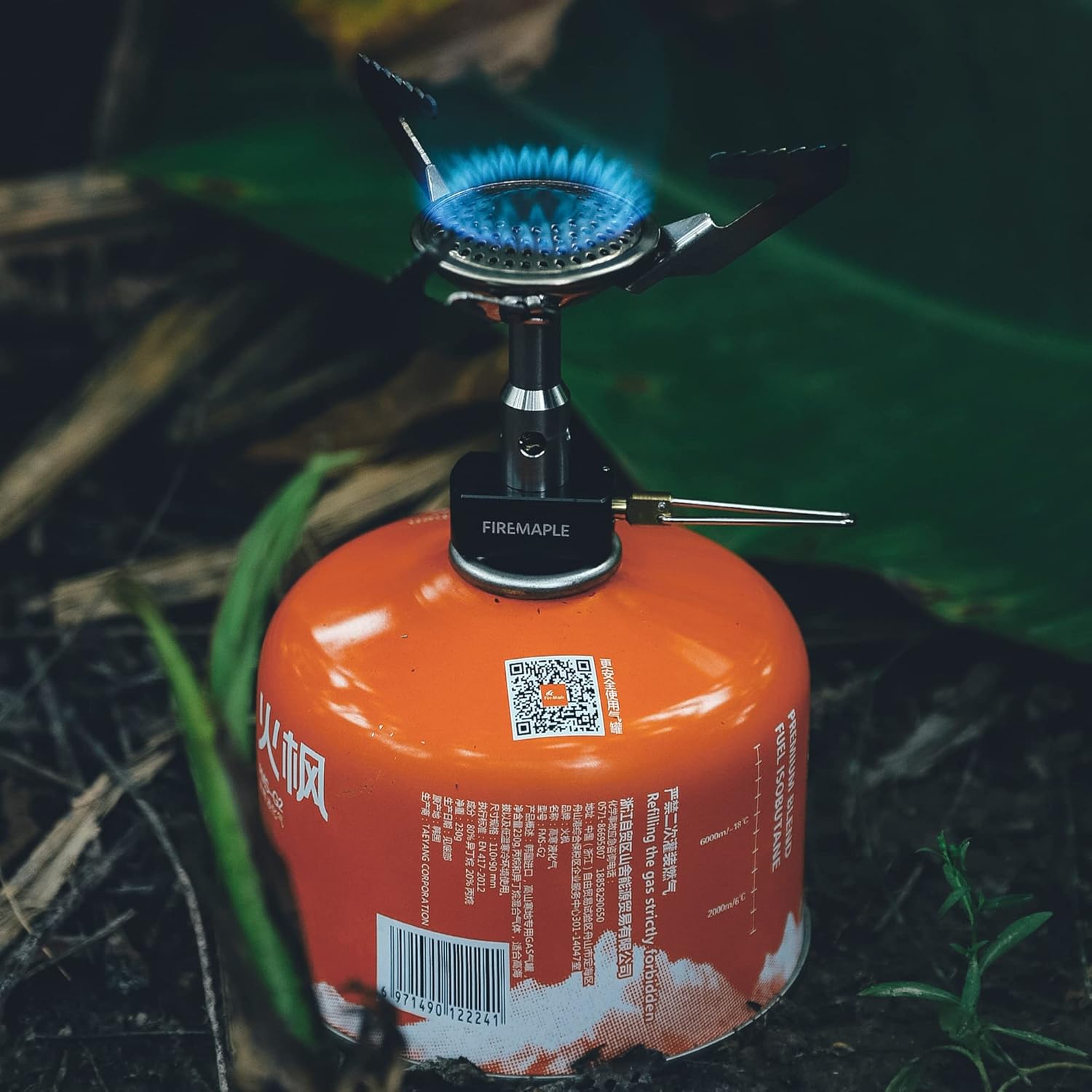 Fire-Maple Buzz Ultraleichter Mini-Campingkocher, kompakter Gaskocher zum Wandern, tragbarer Legierungsbrenner, 3100 W – Bild 5