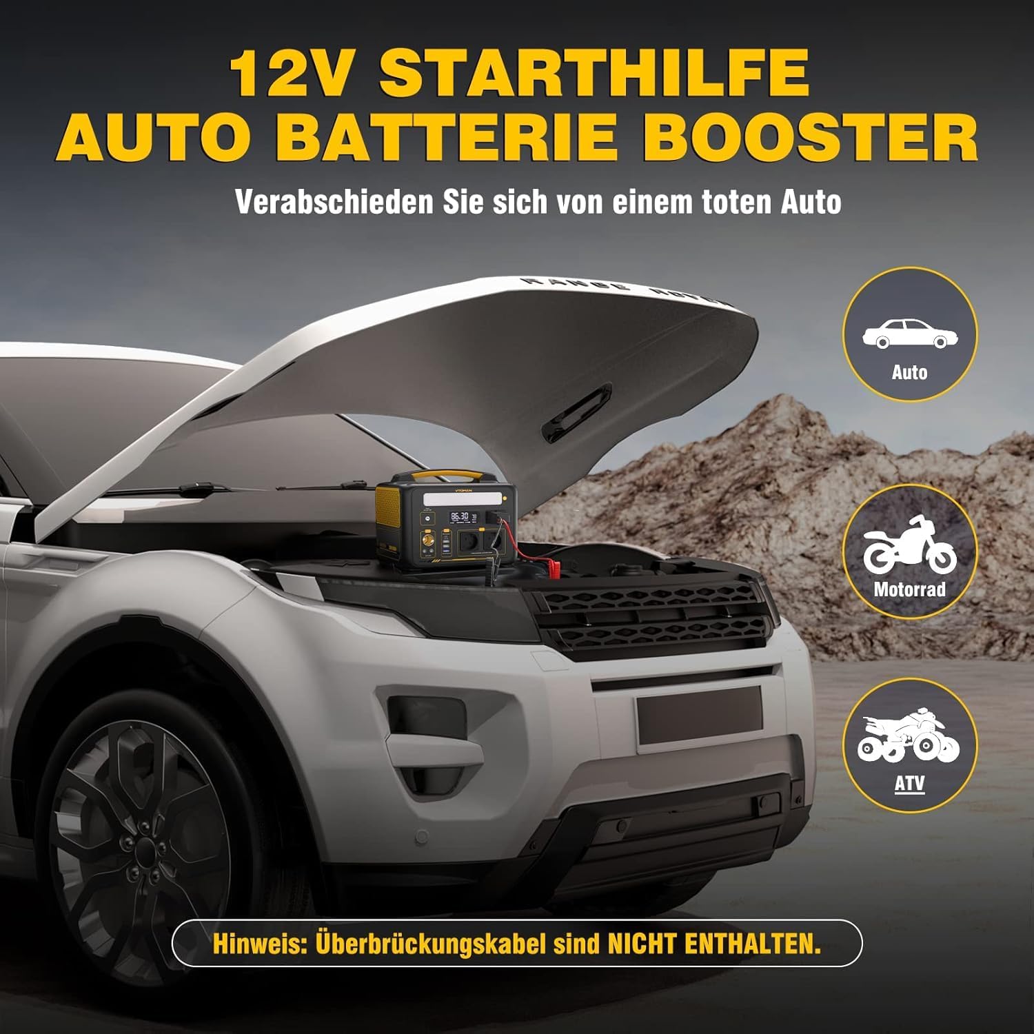 VTOMAN Jump 600X Tragbares Kraftwerk mit 110 W Solarpanel – 600 W/299 Wh LiFePO4-Akku-Solarstromgenerator, erweiterbare Kapazität auf 939 Wh für Camping, Wohnmobil, Reisen, Stromausfälle, Notfall – Bild 9