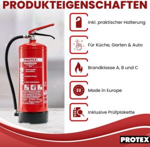 Pulver-Feuerlöscher Protex 3 – P...