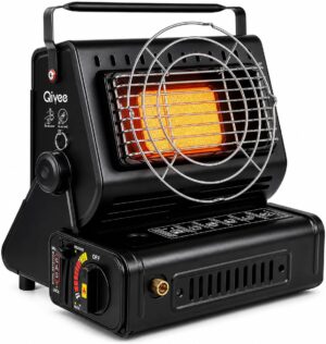 2-in-1 Gasheizung Camping, tragbare...