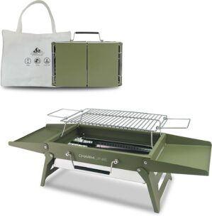 Charmline Tragbarer Holzkohlegrill,...