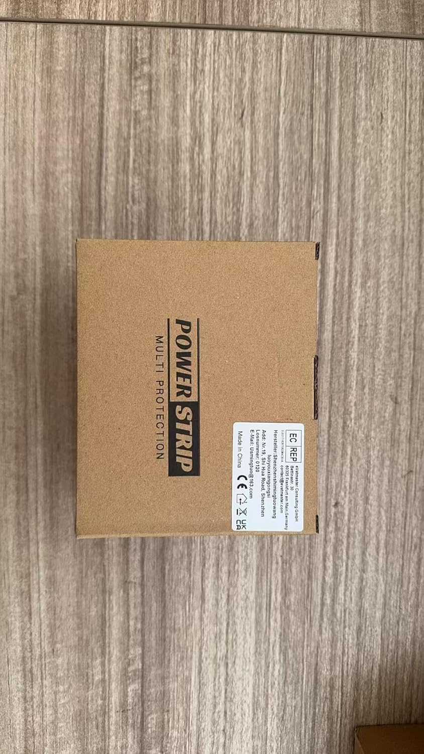 Steckdosenleiste mit USB 3,4 A 17 W, 3-fach Steckdosenleiste mit Überspannungsschutz 4000 W, Steckdose mit 4 USB (2 USB-C), 1,5 m, Wandsteckdosenleiste für Home Office, Weiß – Bild 9