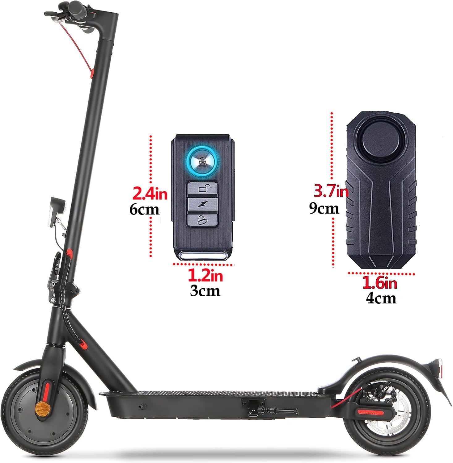 Verbesserter Fahrradalarm, wasserdichte Fernbedienung, Vibration für Motorrad, Fahrradtür, Einbruchalarm, einstellbare Empfindlichkeit, Fenstertüralarm, Vibrationssensoren – Bild 5