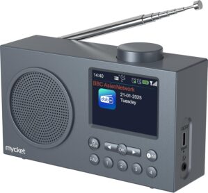 Mycket Tragbares DAB/DAB+-Radio, UK...