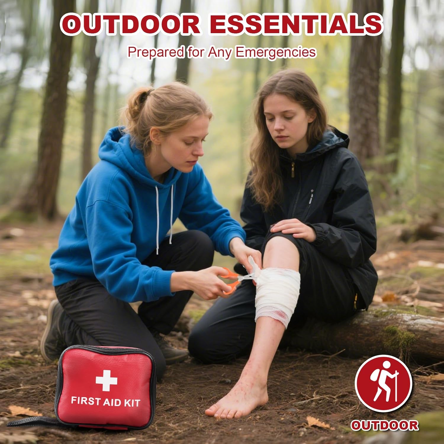 Premium Mini Erste Hilfe Set,Mini Reiseapotheke Set,Verbandskasten,Kompaktes Erste Hilfe Set Outdoor, Notfallset Klein für Outdoor Zuhause,Sport,Motorrad,Camping,Auto,Reise,Fahrrad Wandern Notfall – Bild 2