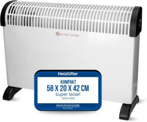 elasto Kompakt-Heizlüfter 2000 W i...