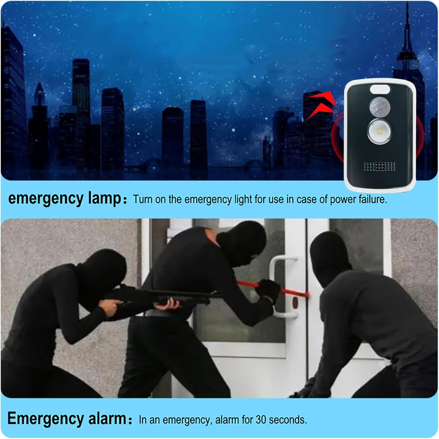 bewegungsmelder alarm perimetral alarm camping outdoor alarm kabellos diebstahl alarm mit mehreren modi einfache sicherheitsgerät nachtschutz viag – Bild 3