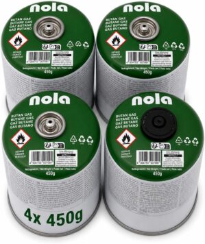 NOLA 4 x 450 g Gaskartuschen – Pr...