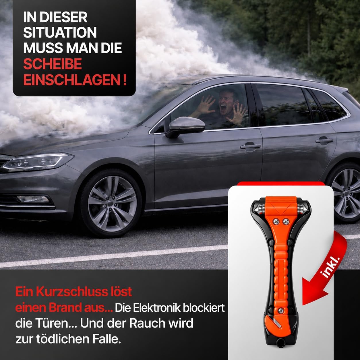 Baytiz Survival Kit und Erste-Hilfe-Set, mit Wasserfilter-Strohhalm und Outdoor-Ausrüstung, Militärrucksäcken, Zubehör für Camping, Wandern, Radfahren, Auto-Gadget für Männer und Kinder – Bild 4