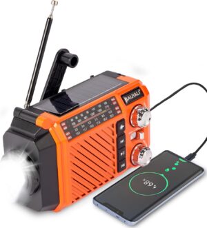 Kurbelradio, Notfallradio mit 2600-...