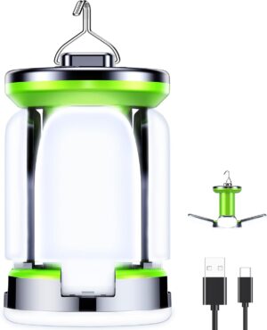 Blukar LED-Campinglampe, 2000 l Cam...