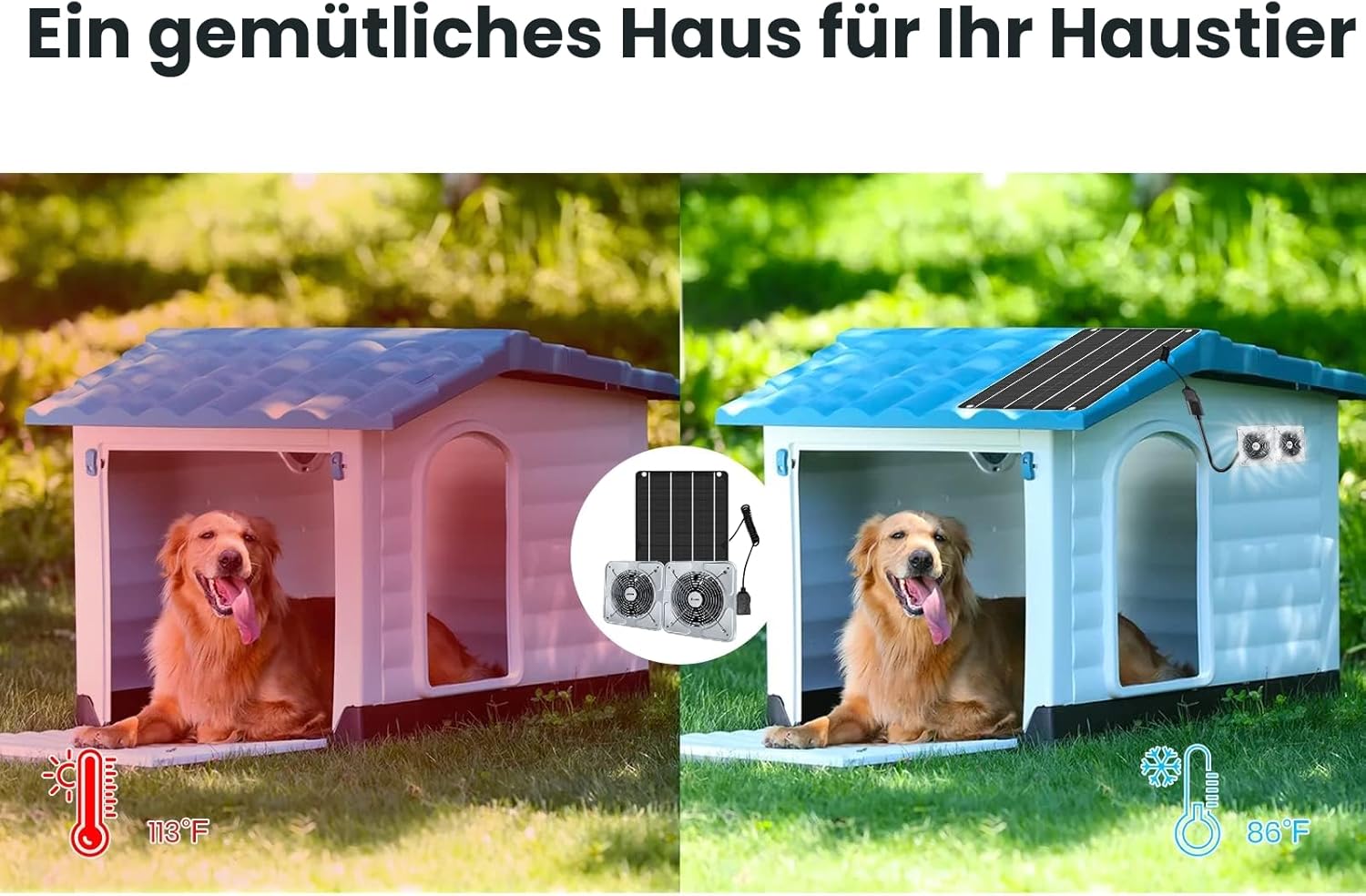 FlexSolar Solarladegerät USB 6W 5V Hochleistungs-Monokristallin-Modul, wasserdichtes Solarladegerät, geeignet für Sicherheitsbatteriekameras, Fahrräder, Mobiltelefone, Powerbank, Campingleuchten usw – Bild 4