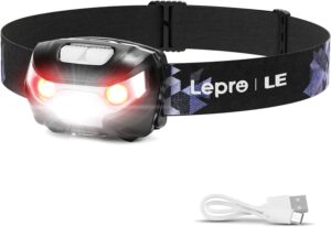 LE Stirnlampe, LED-Stirnlampe mit 5...