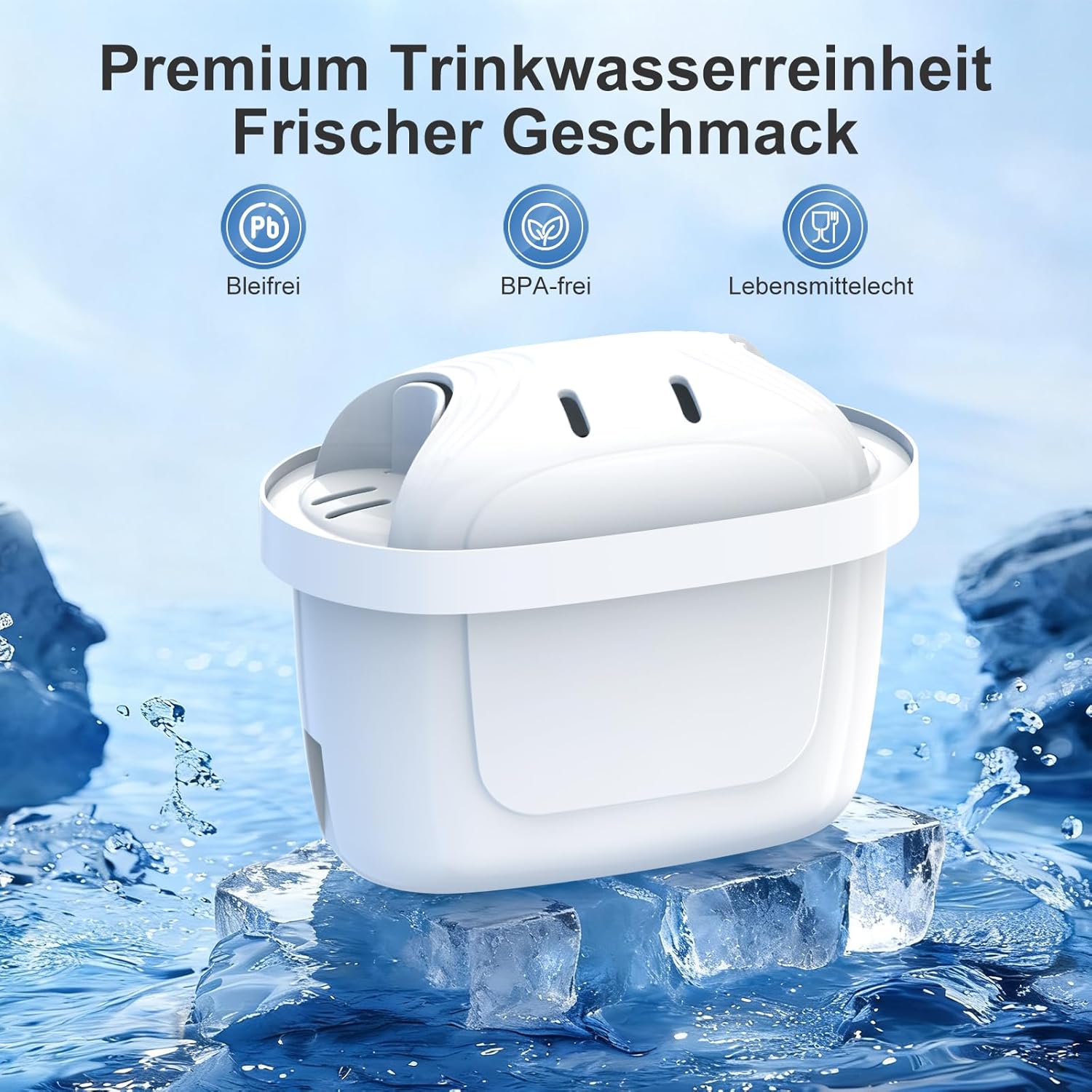 ARETHONE Wasserfilter für Brita Filter: Maxtra+ und Maxtra Pro, Filterkartuschen kompatibel mit Brita Glass, Marella, Style, Aluna Jug, Geräteschutz zur Kalkreduzierung (6 Stück) – Bild 7