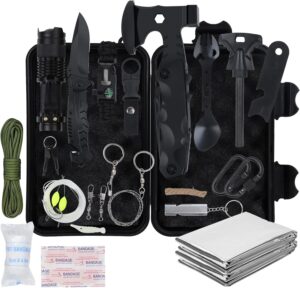 Survival Kit 18 in 1, Professionell...