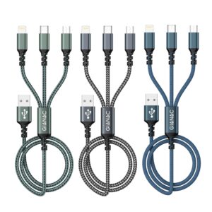 GIANAC Multi-USB-Kabel (3 Stück 1,...