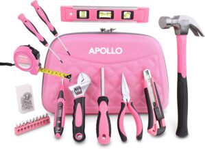 Apollo 61-teiliges rosa Werkzeug in...