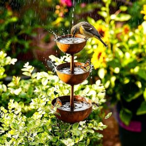 Gartendeko Vintage Vogeltränke Bal...