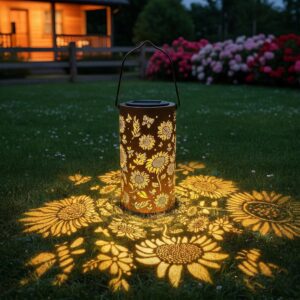 Farbenfrohe Sonnenblumen Solarleuch...