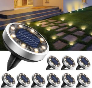 btfarm 10 Stück Solar-Bodenleuchte...