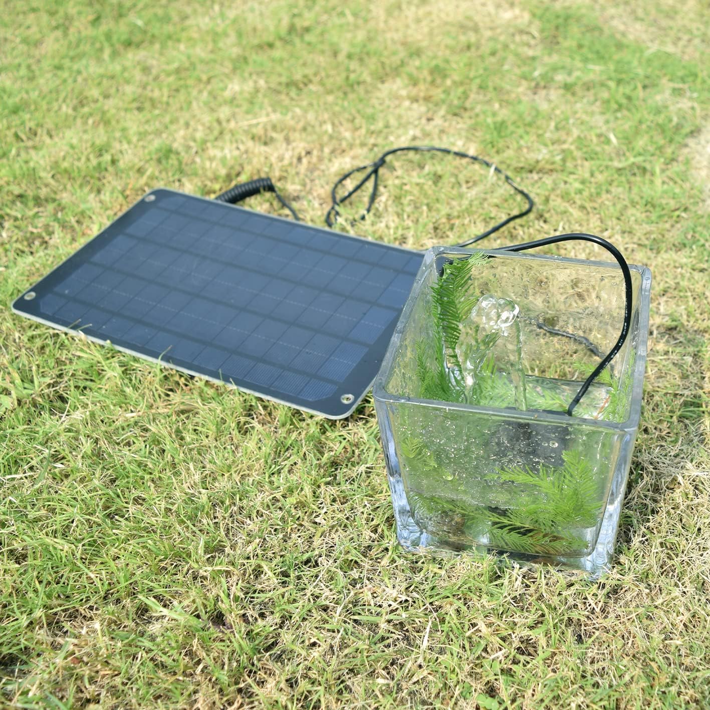 FlexSolar Solarladegerät USB 6W 5V Hochleistungs-Monokristallin-Modul, wasserdichtes Solarladegerät, geeignet für Sicherheitsbatteriekameras, Fahrräder, Mobiltelefone, Powerbank, Campingleuchten usw – Bild 6