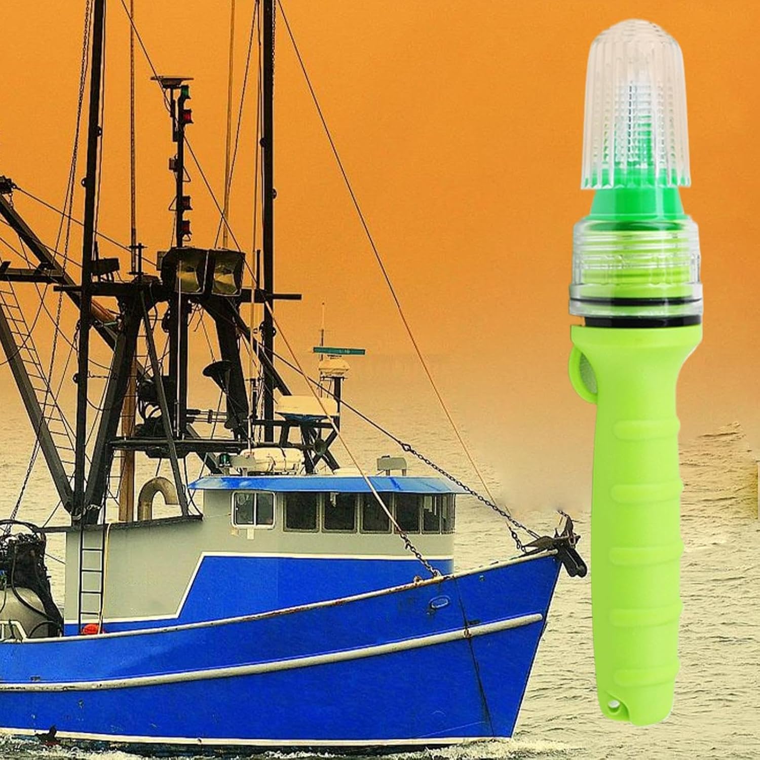 Seenotfackeln - Wasserdichtes, Kompaktes, Tragbares Signalgerät,Ortungsgerät Für Boote - Zum Tauchen Rettung Wasser Meer Seen Bojen Flöße Bootssport Männer – Bild 3